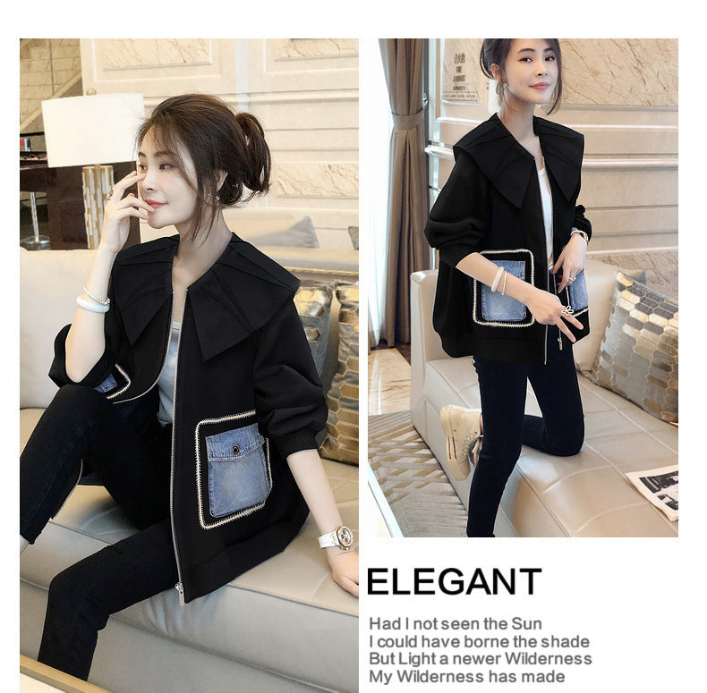 Patchwork Elegance Short Coat