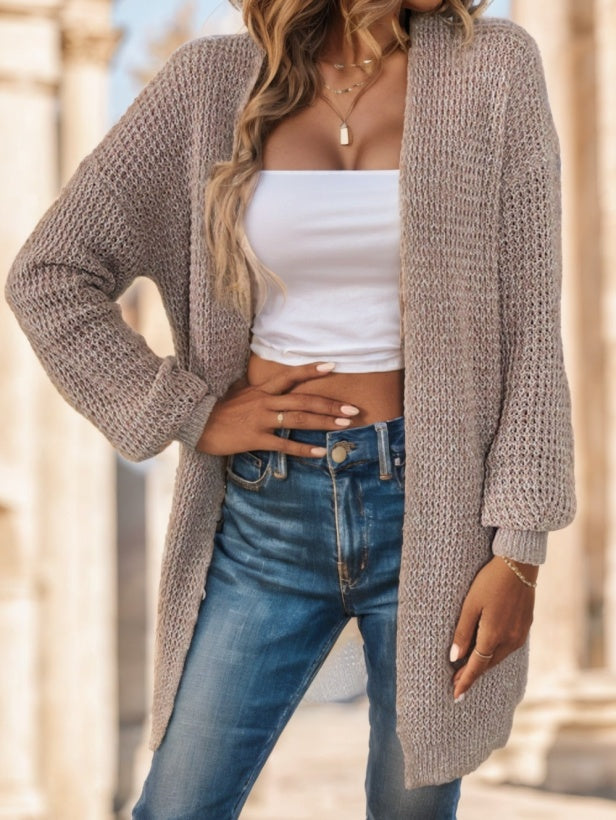 DriftEase Drop Shoulder Cardigan