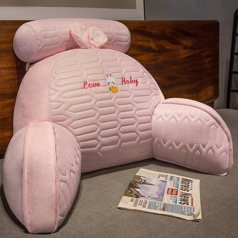 Bed Latex Ice Silk Bedside Cushion