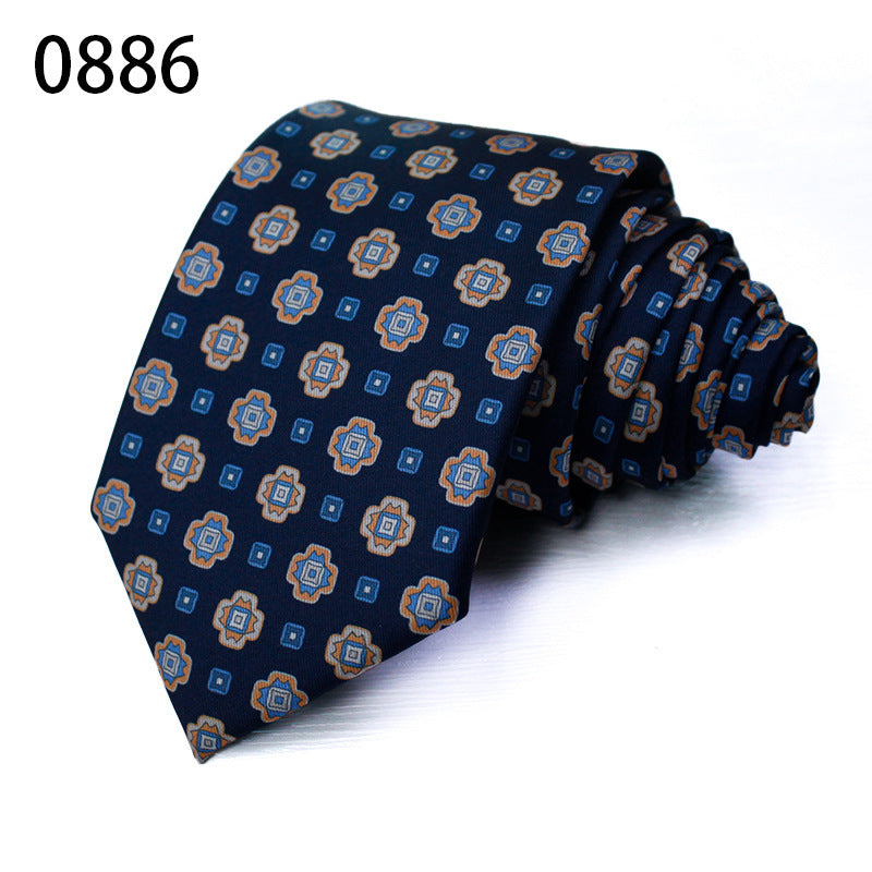 Fashion Polyester Silk Printed Men's Casual Tie