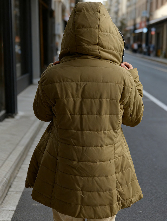 FleuraWarm Padded Hoodie Jacket