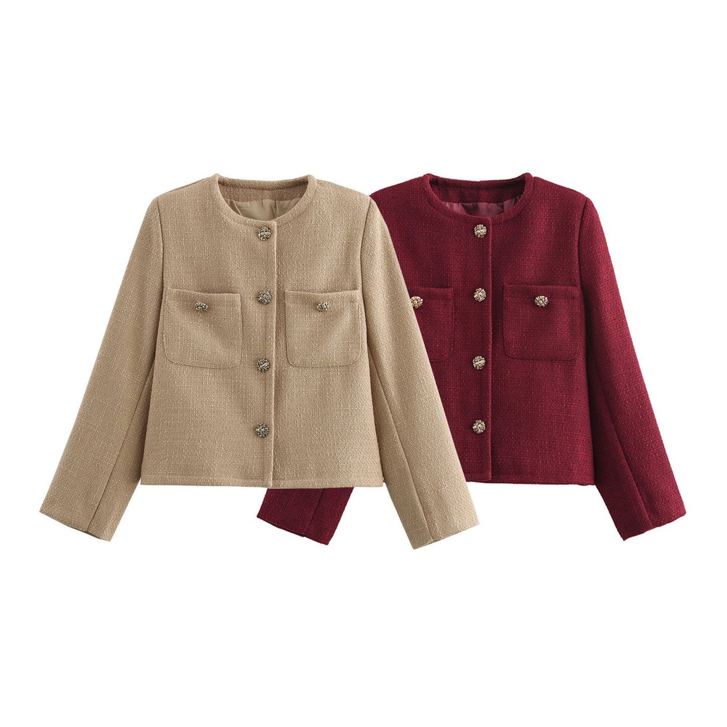 Arden Tweed Elegance Cardigan Coat