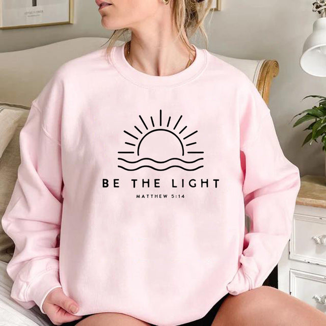 CozyScript Fleece Crew Sweater
