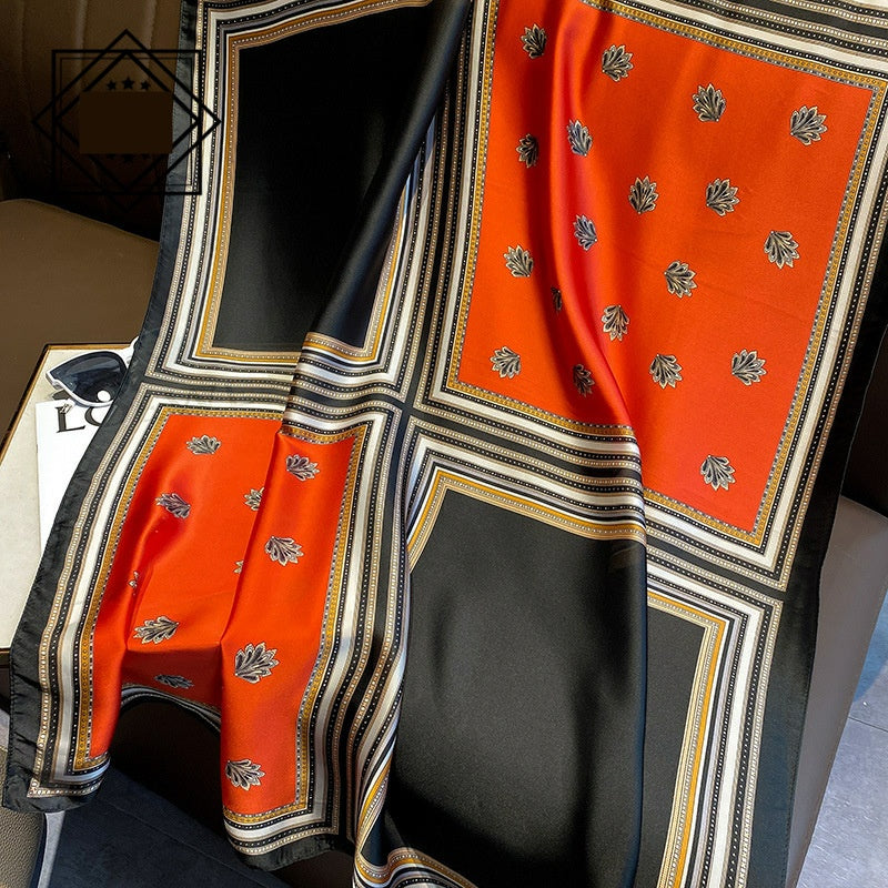 Summer Silk Women's Thin Section Fashion Lengthened Scarf Shawl