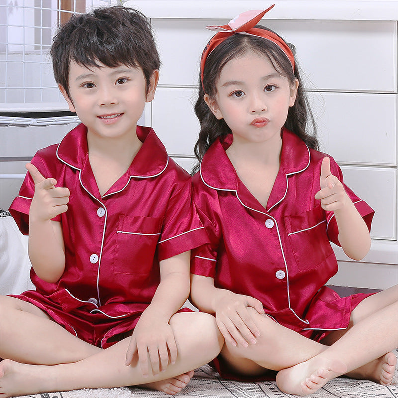 Baby Silk Thin Air-conditioned Home Service Suit