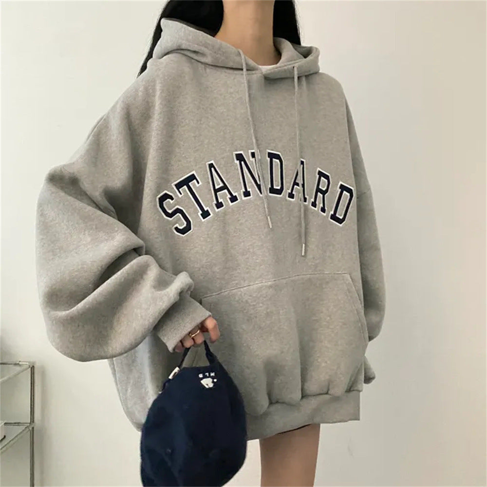 : CozyText Fleece Statement Top