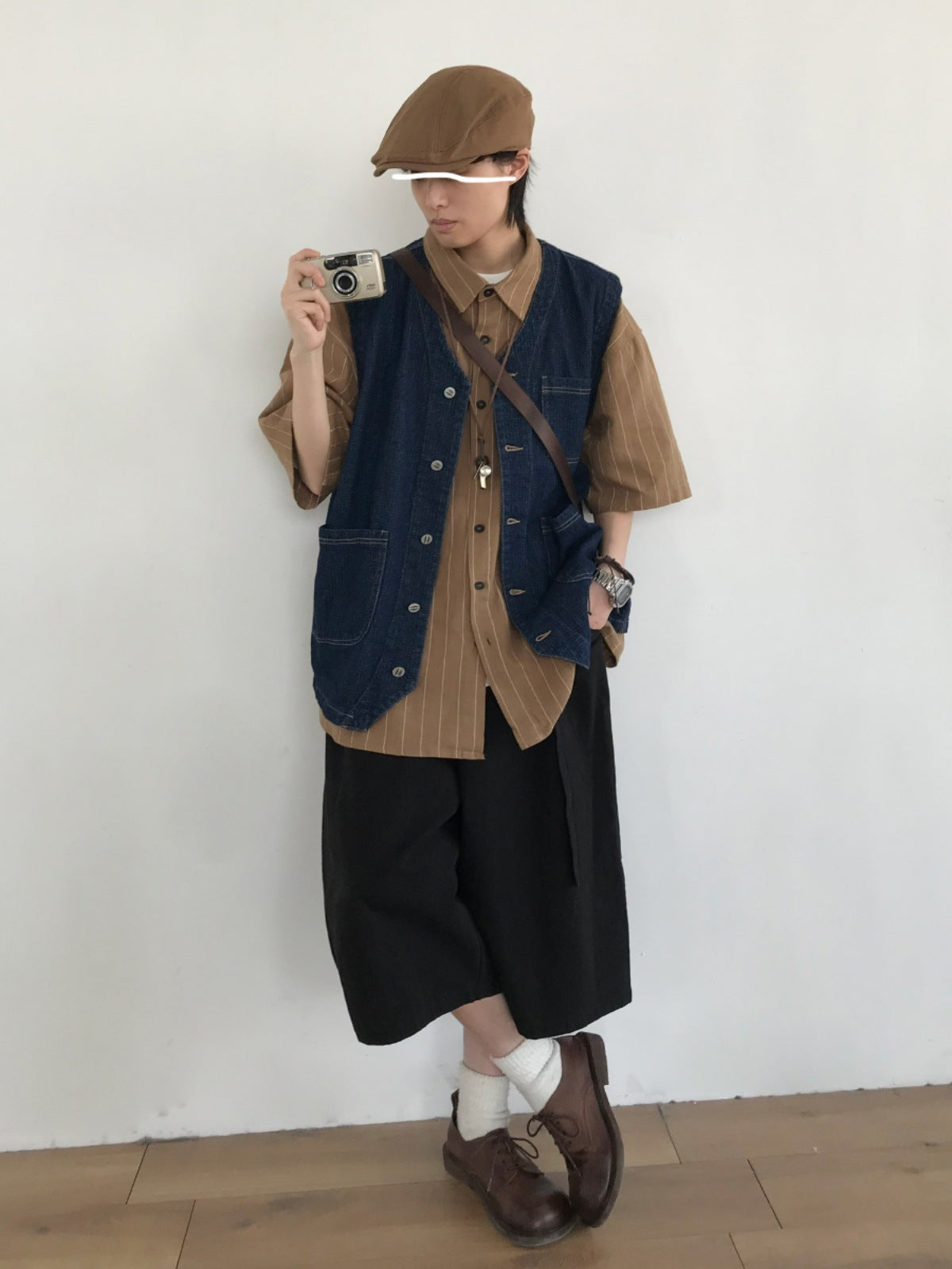 KyotoCraft Retro Denim Vest