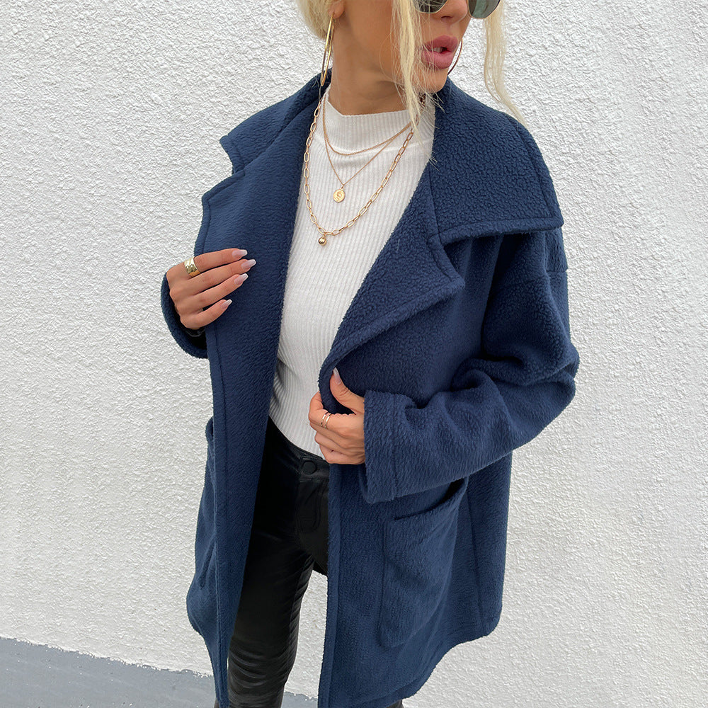 CozyReign Double-Sided Fleece Coat