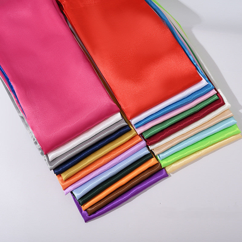 Colored Satin Fabric With Imitation Silk