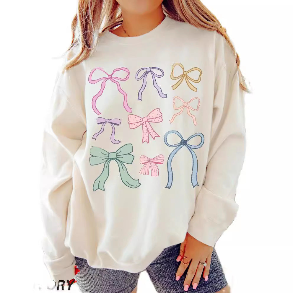 RibbonGlow Cozy Bow Top
