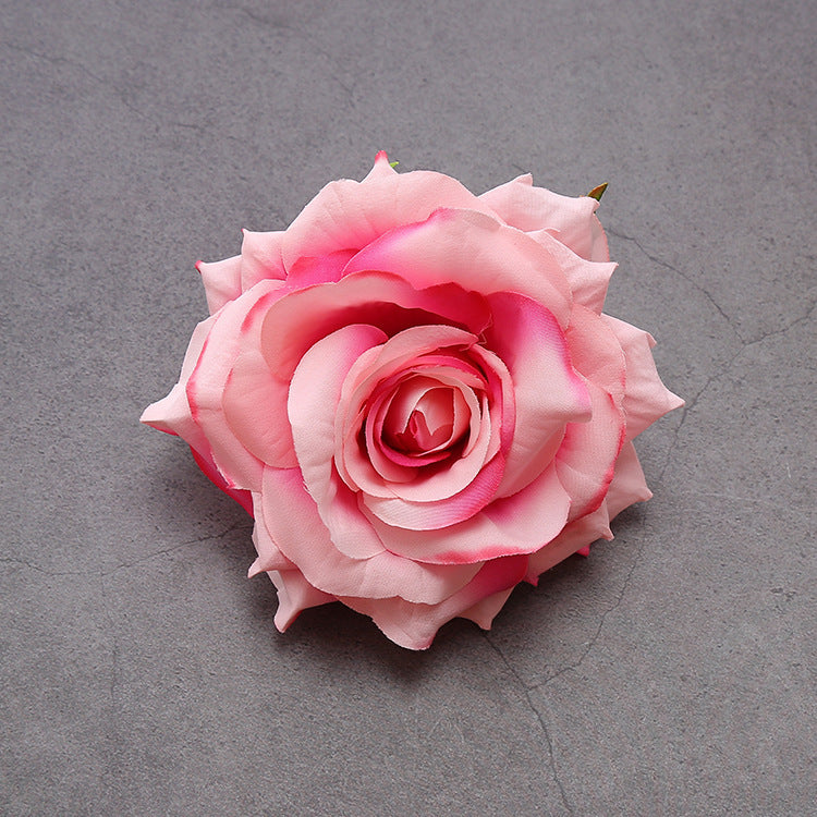 Cloth Silk Diy Material High-grade Simulation Curling Rose