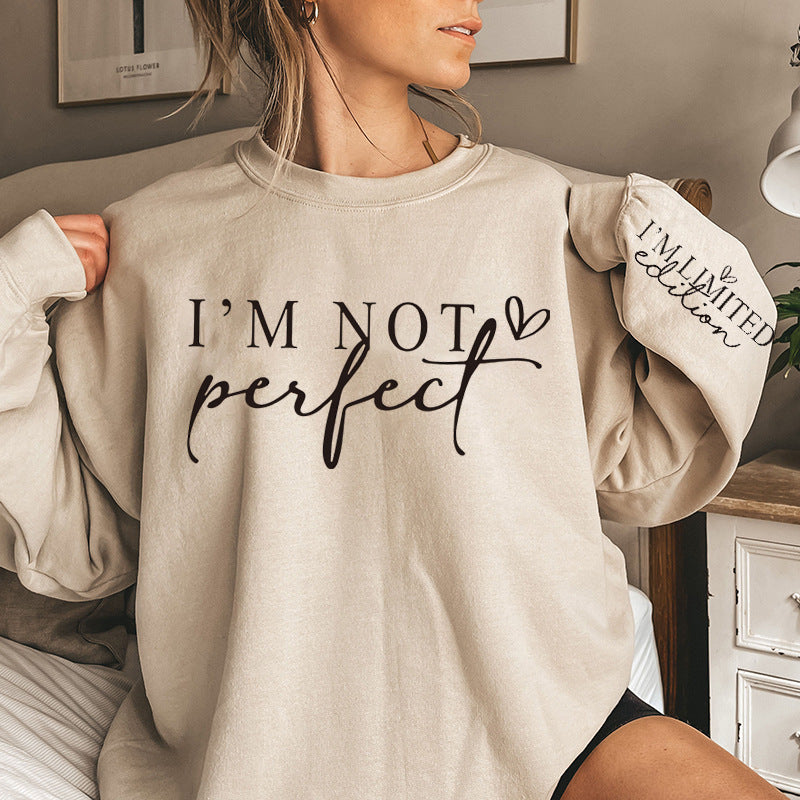GlobalChic Letter Sweater