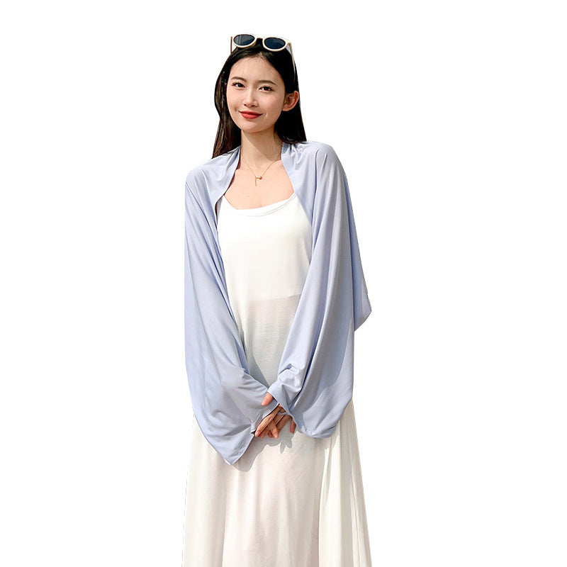 Sun Protection Cardigan Thin Women's Ice Silk Coat