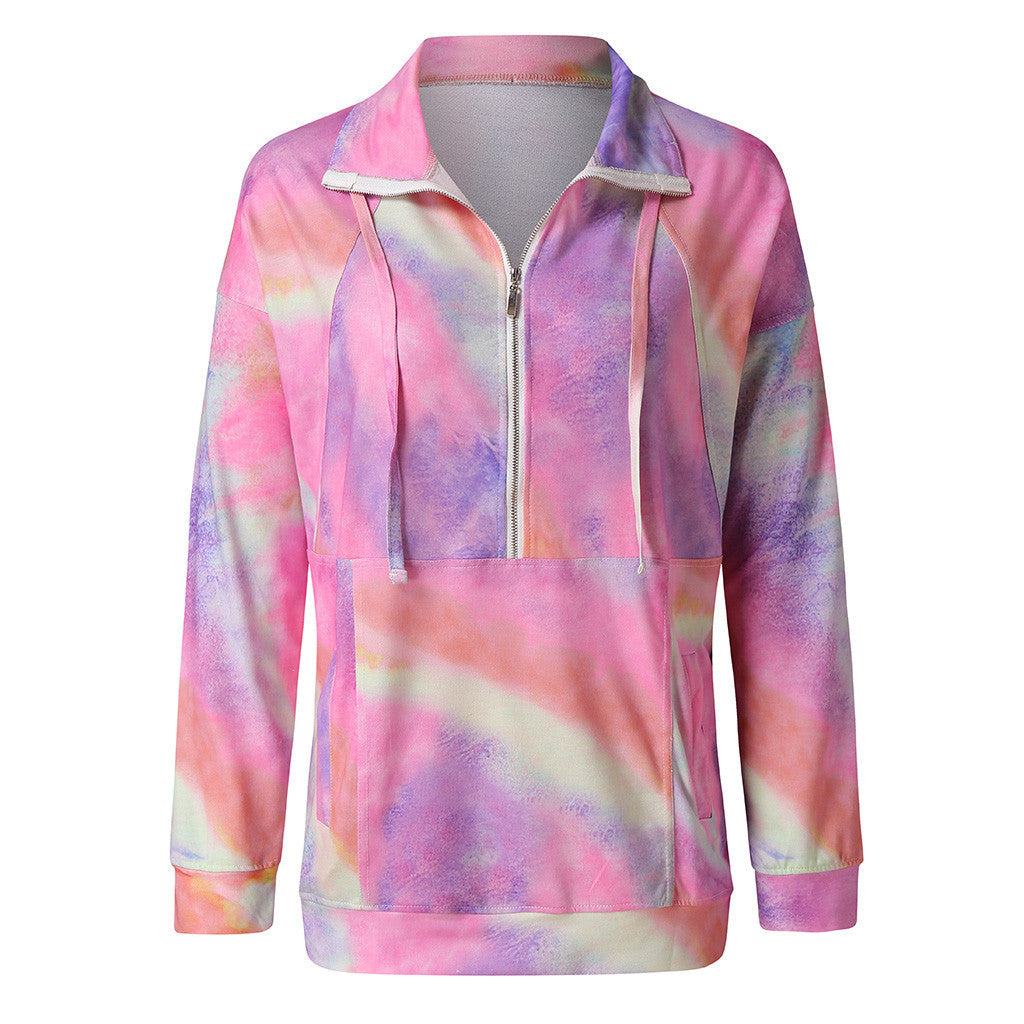 Aurora Bloom Tie-Dye Sweater