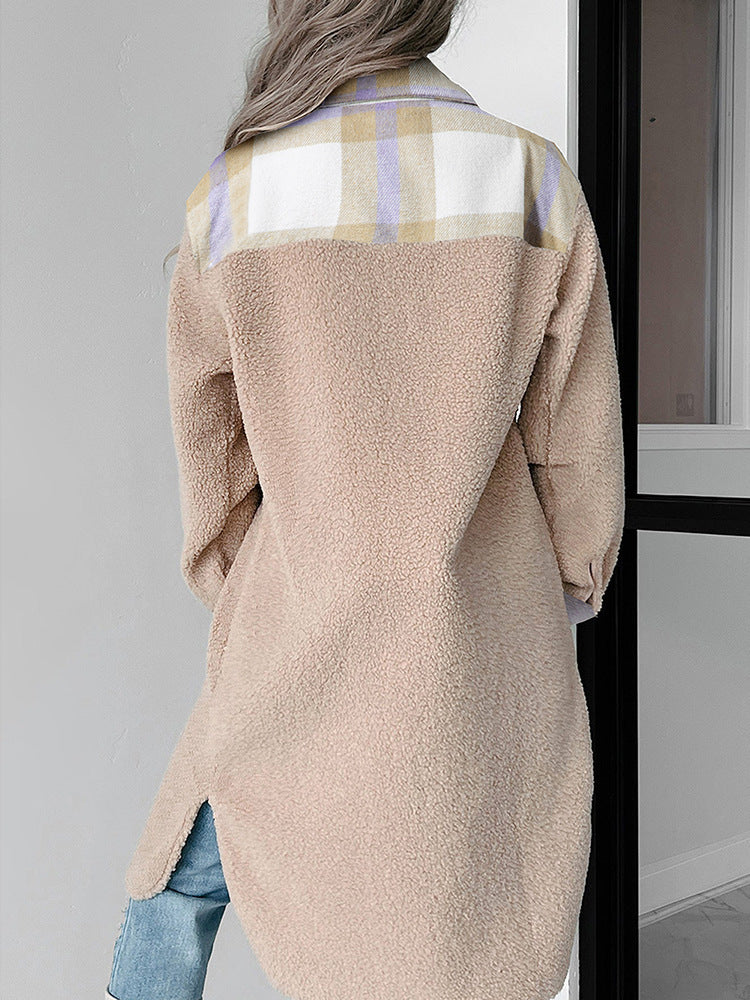 PlaidMuse Woolen Coat