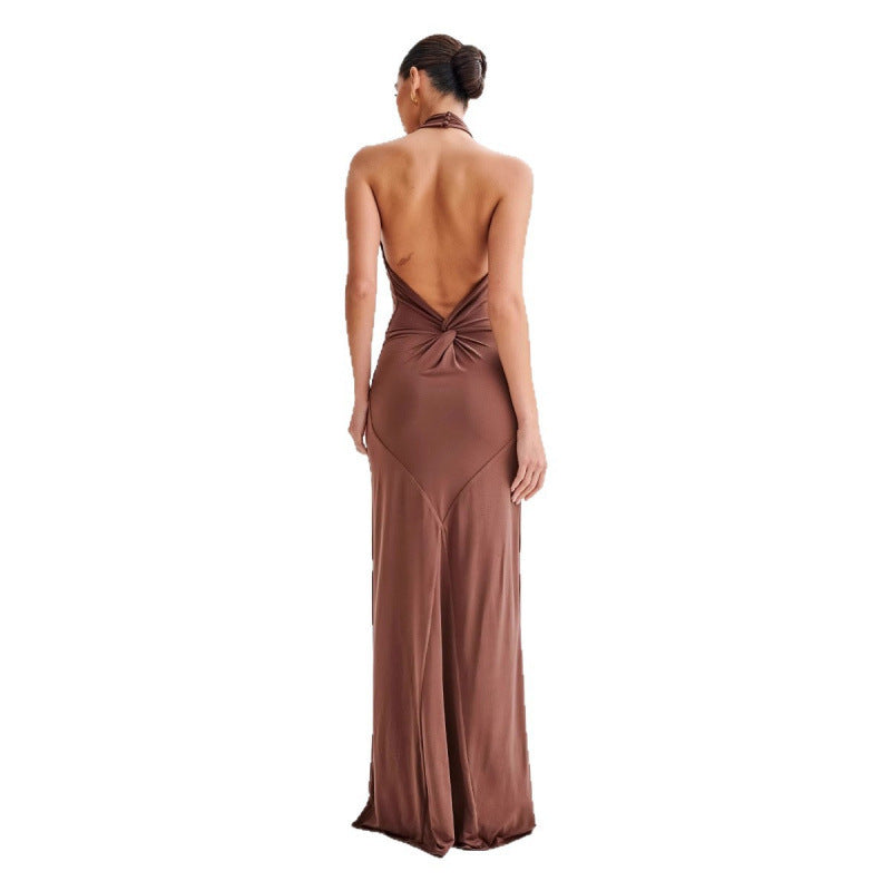 Selvessa Curve Halter Dress