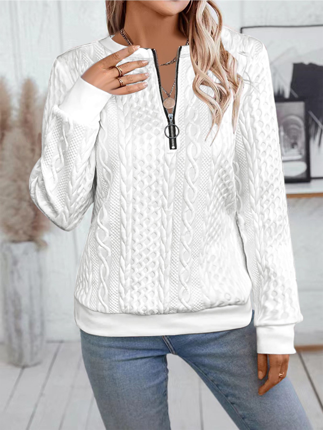 ZipLuxe™ Casual Sweater
