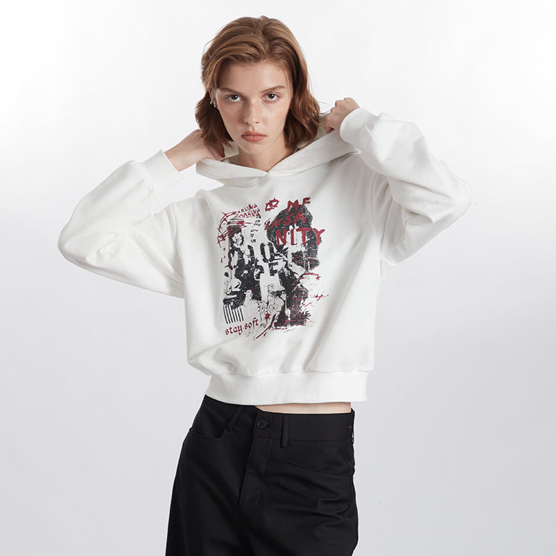 RetroScript™ Short Hoodie