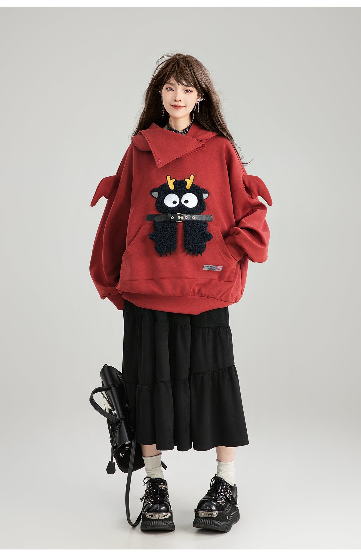 WhimsyCharm Embroidered Hoodie
