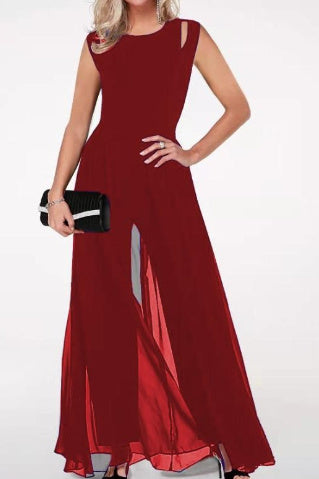 Women's Milk Silk Solid Color Jumpsuit