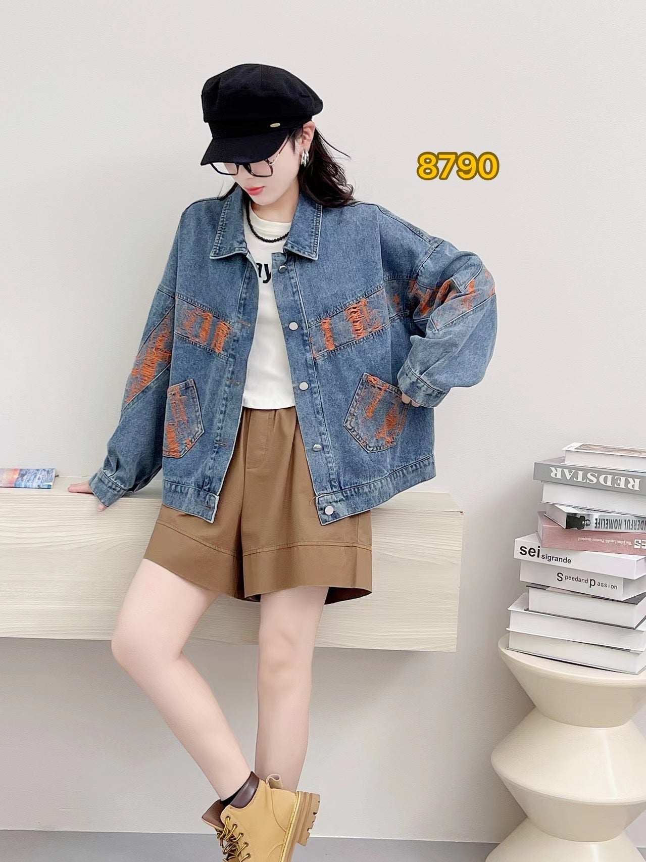 Artiselle Vintage Wash Denim Coat