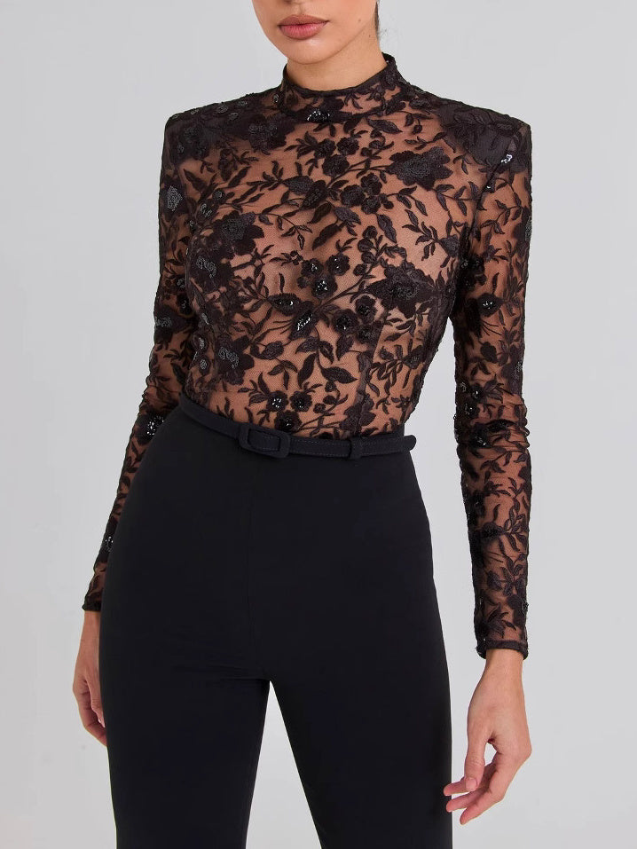 Nocterra VeilLace Jumpsuit