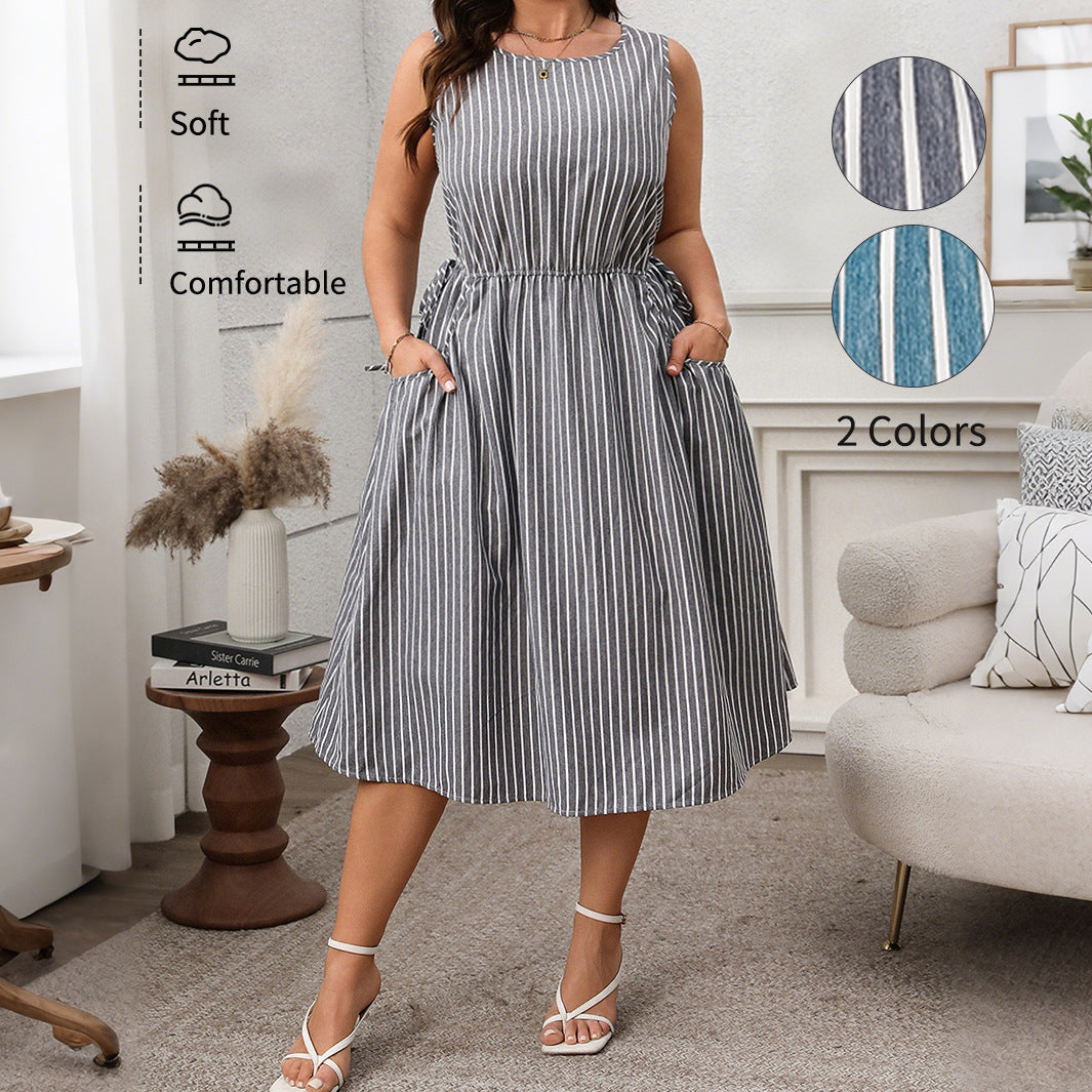 StripeMuse Pocket Dress