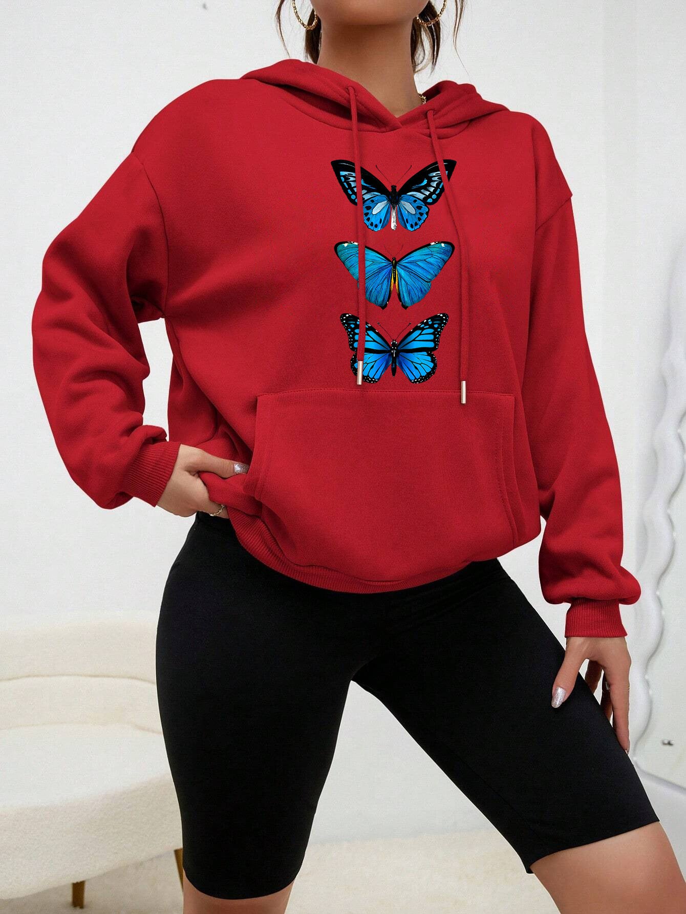 SugarStreet Printed Hoodie