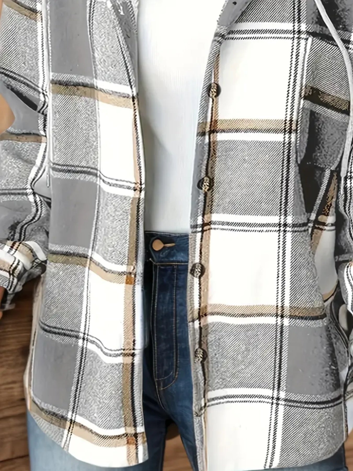 Highland Haven Plaid Hooded Jacket