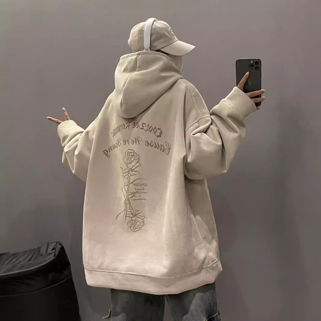 Veloura Suede Hoodie