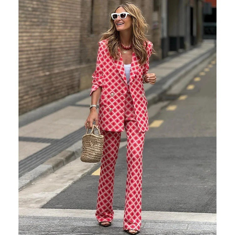 Pixeluxe Printed Suit