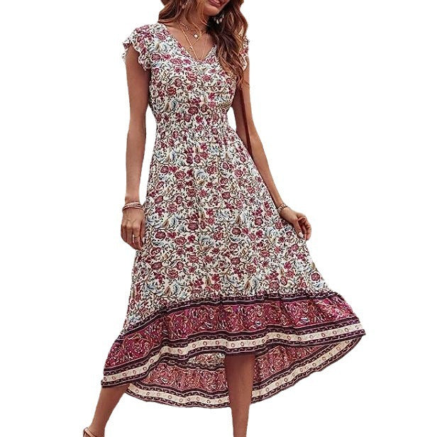 Saffron Drift Flounce Dress