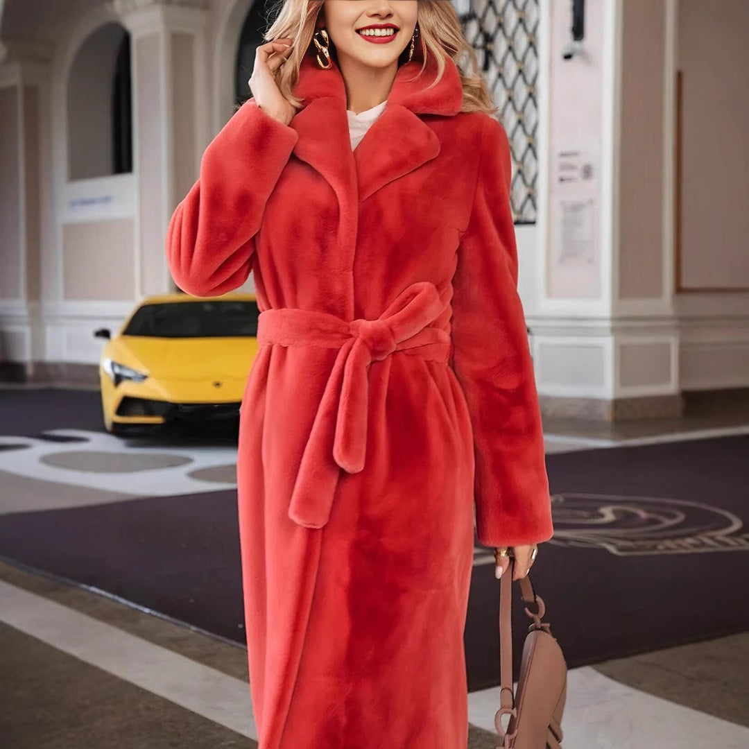 VelviLace™ Elegant Plush Coat