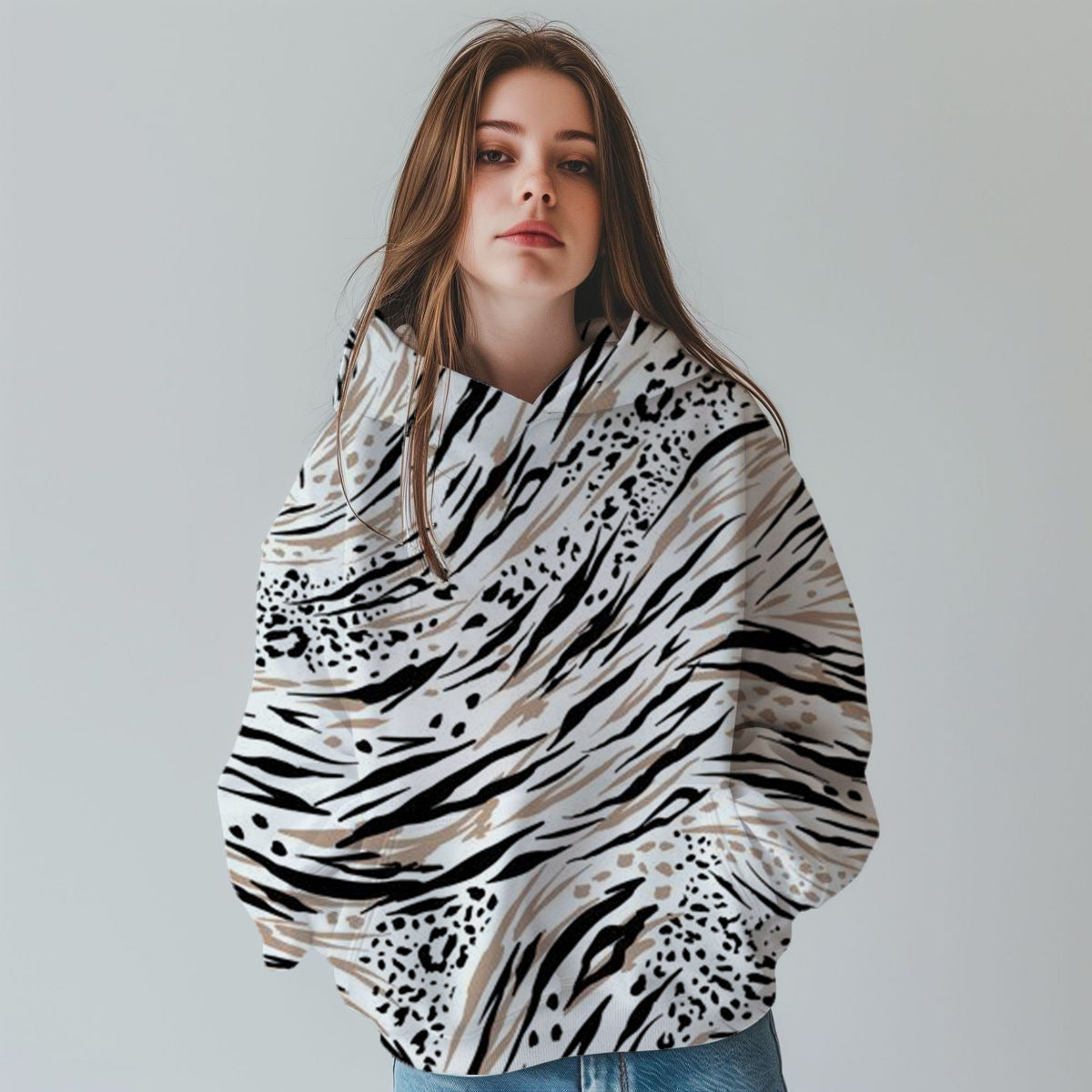 WildVision 3D Leopard Sweater