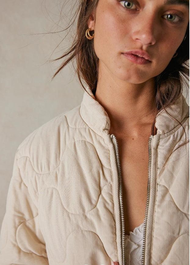 The Elowen Quilted Cotton Coat