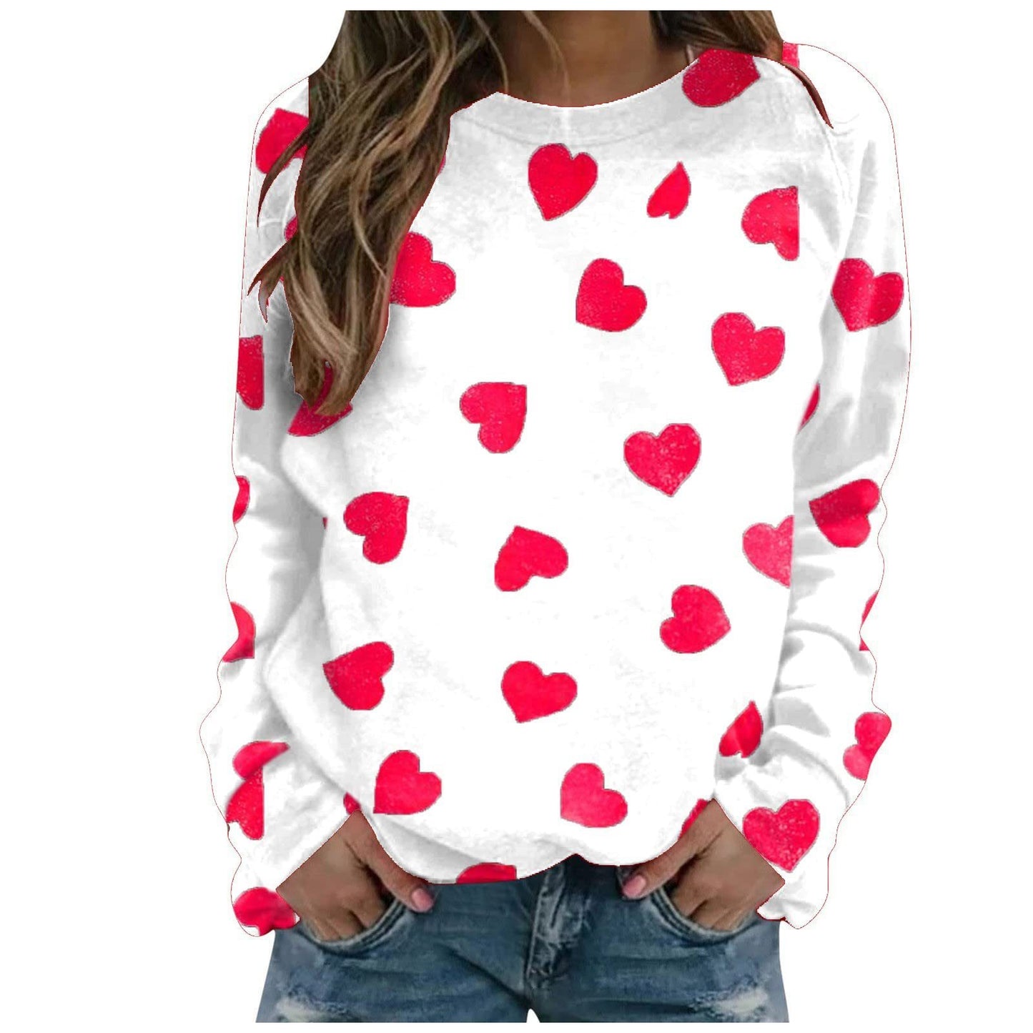 PrintEase Loose Sweatshirt