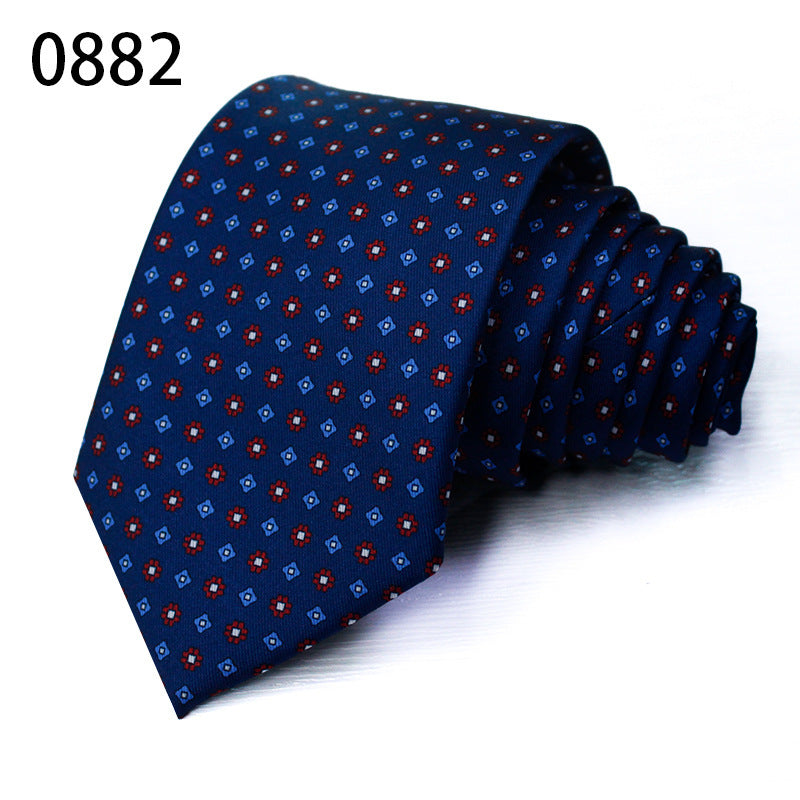 Fashion Polyester Silk Printed Men's Casual Tie