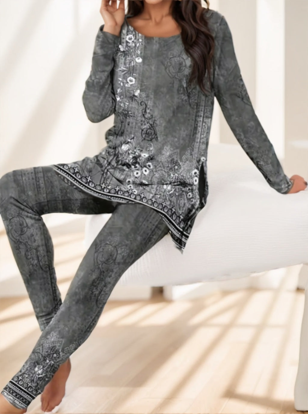 Virelle Muse Printed Suit