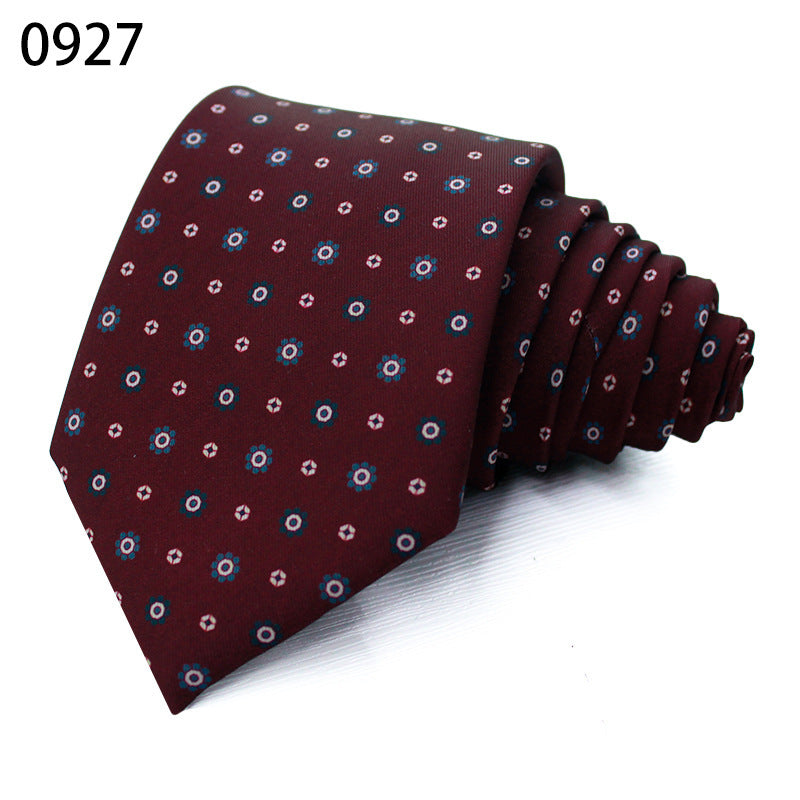 Fashion Polyester Silk Printed Men's Casual Tie
