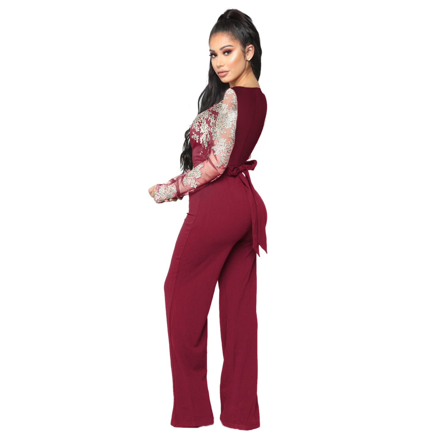 Serenelle LaceMist Jumpsuit