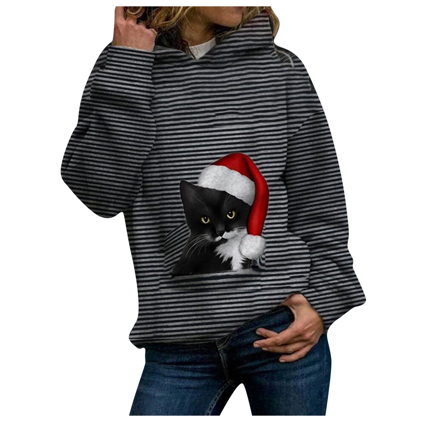 : CozyMist Fleece Hoodie