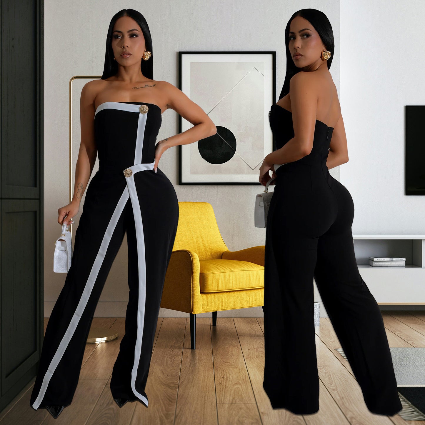 VelviCharm™ Backless Jumpsuit