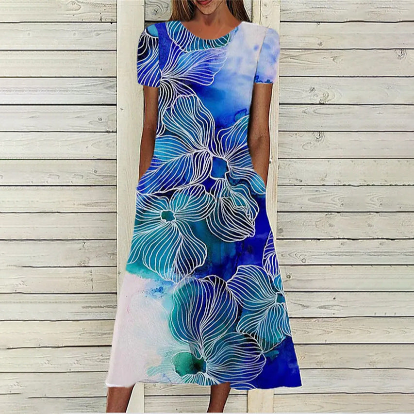 Blossom Haven Pocket Dress