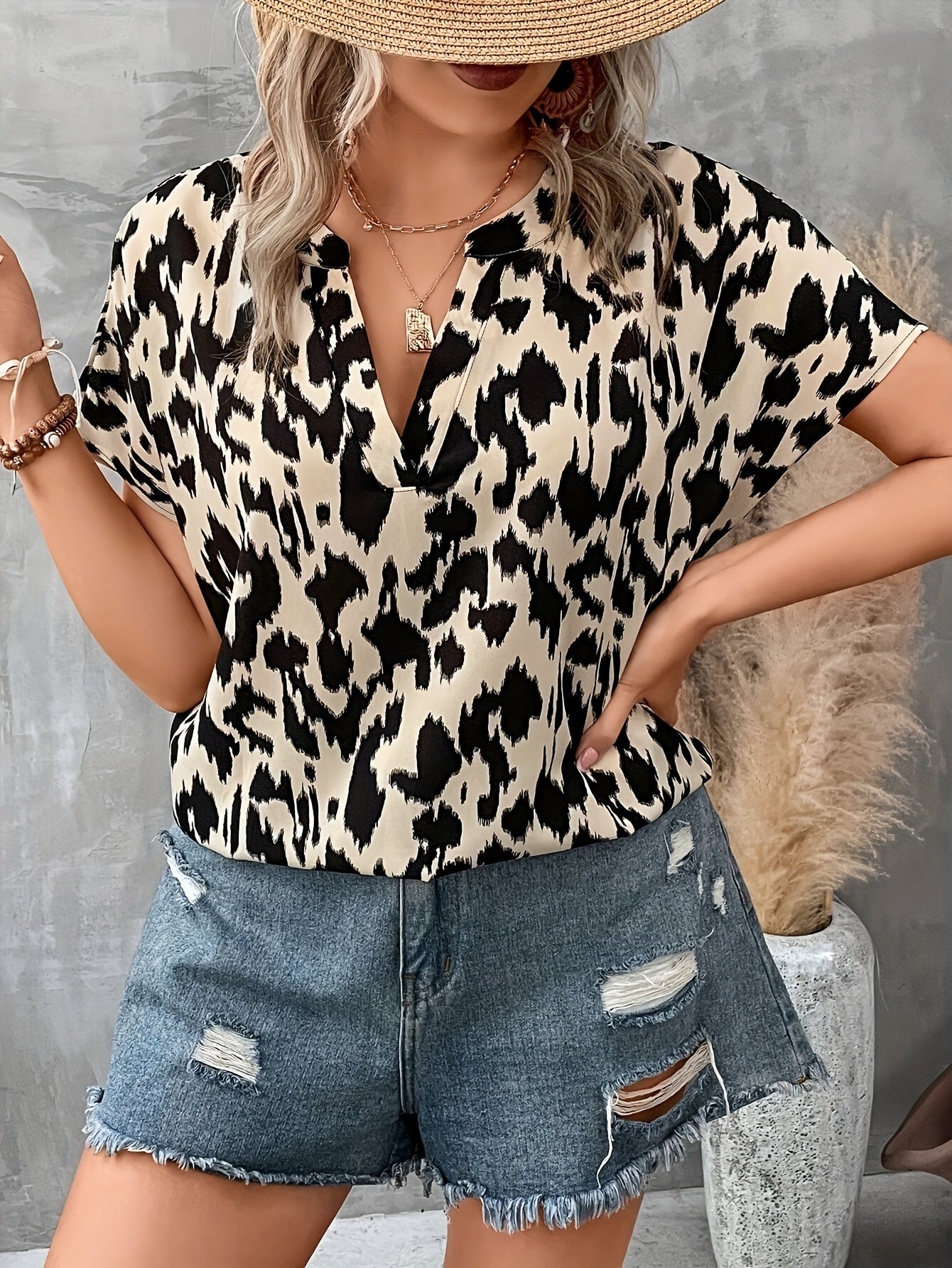 The BreezeBloom Blouse