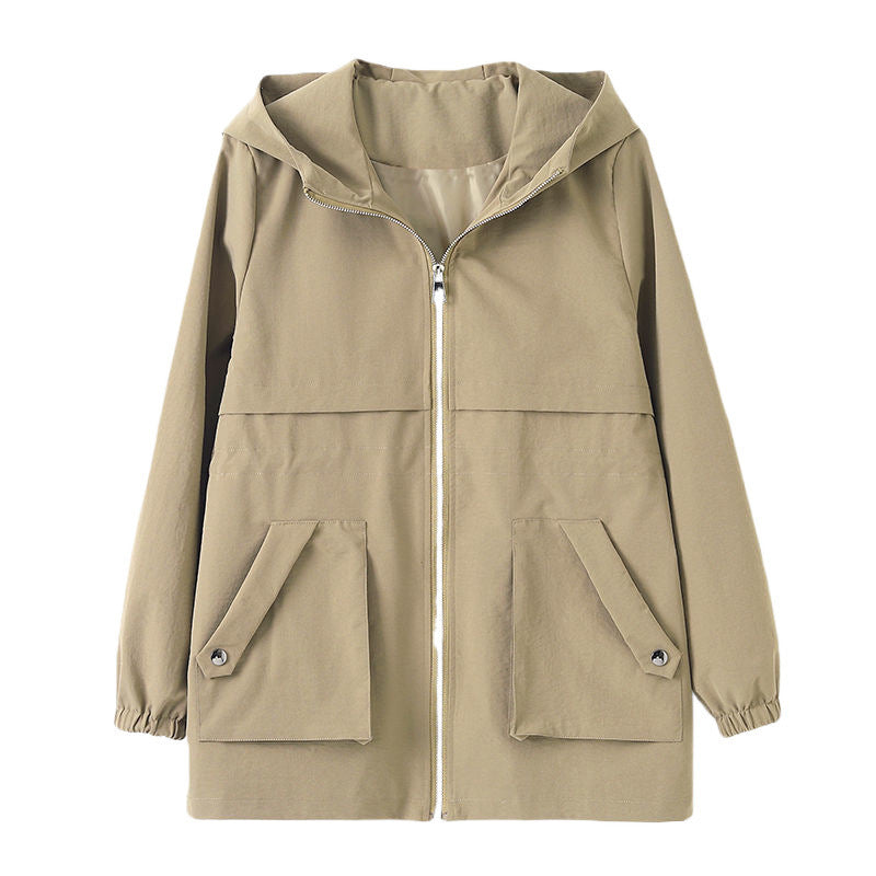 ChicEase Hooded Trench Coat