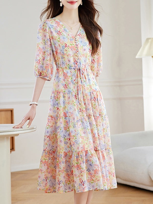 BloomCinch Dress