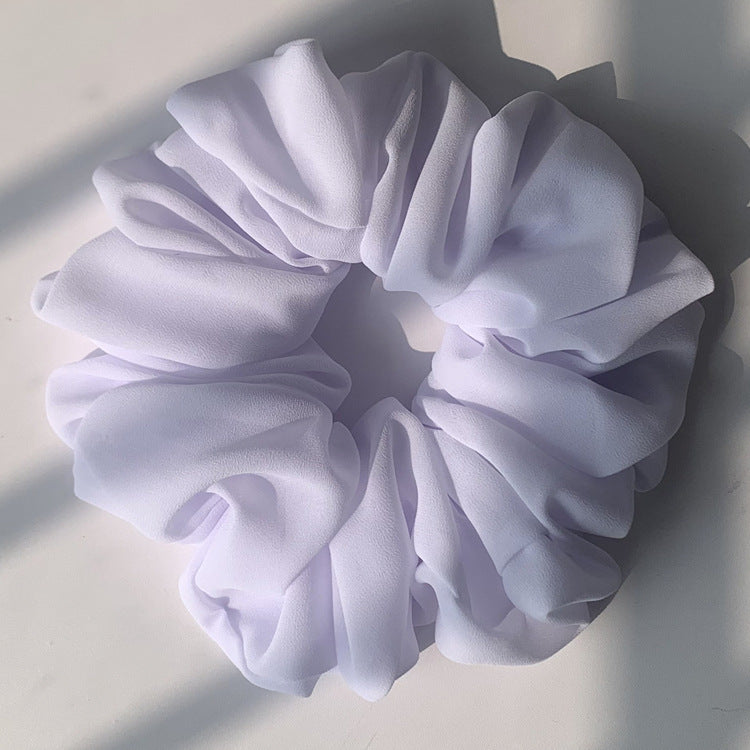 Big Head Bouquet Chiffon Large Intestine Ring Hair Ring