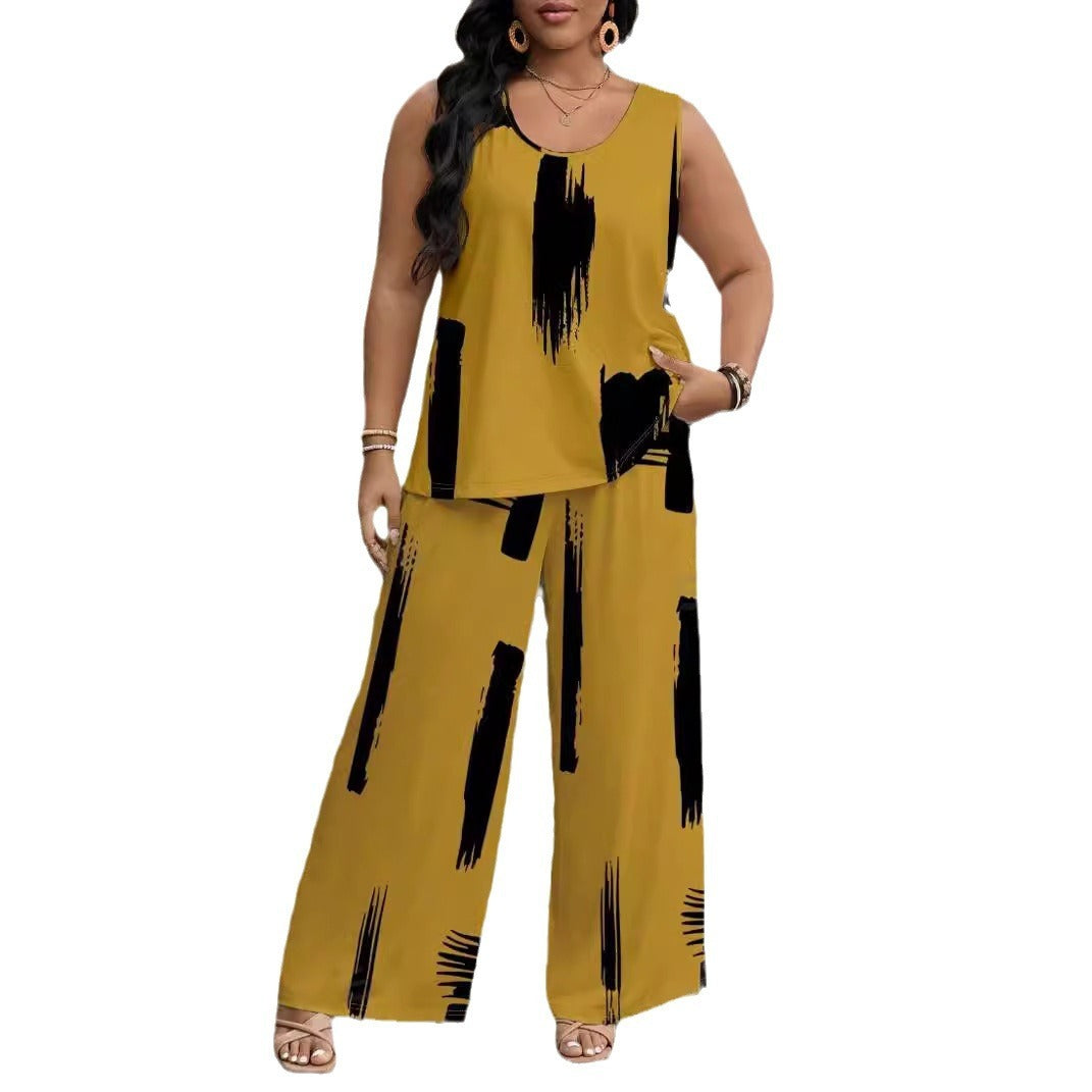 ova Vogue Wide-Leg Suit