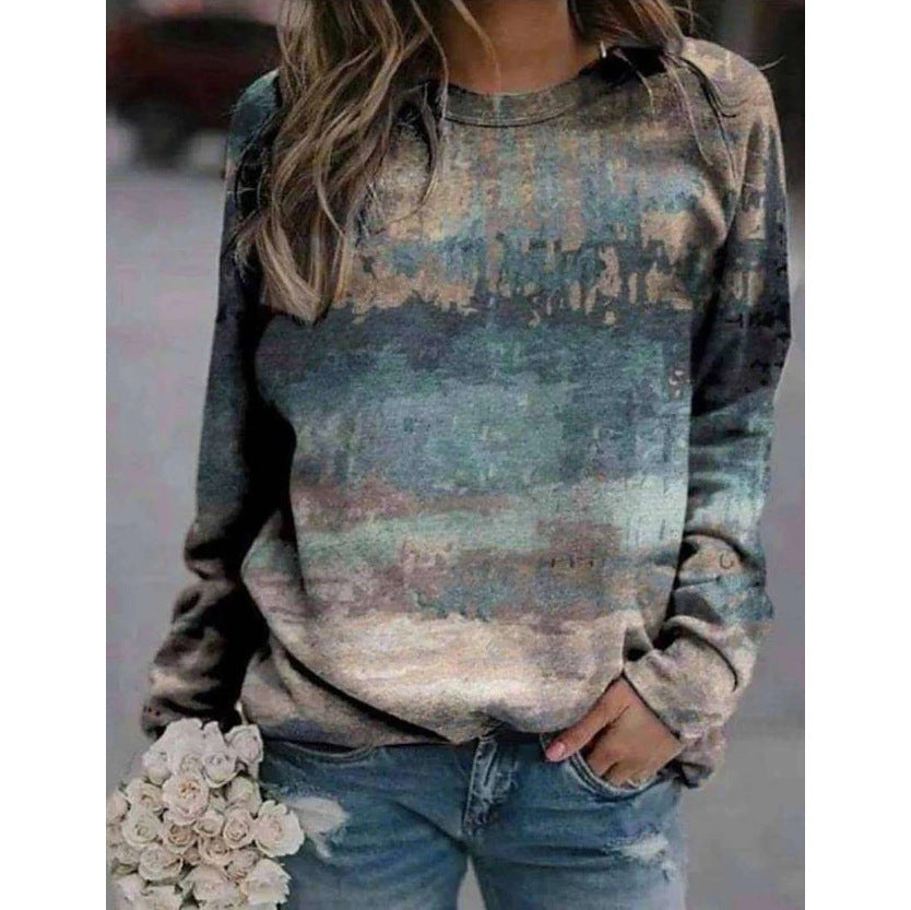 MeadowView Floral Pullover