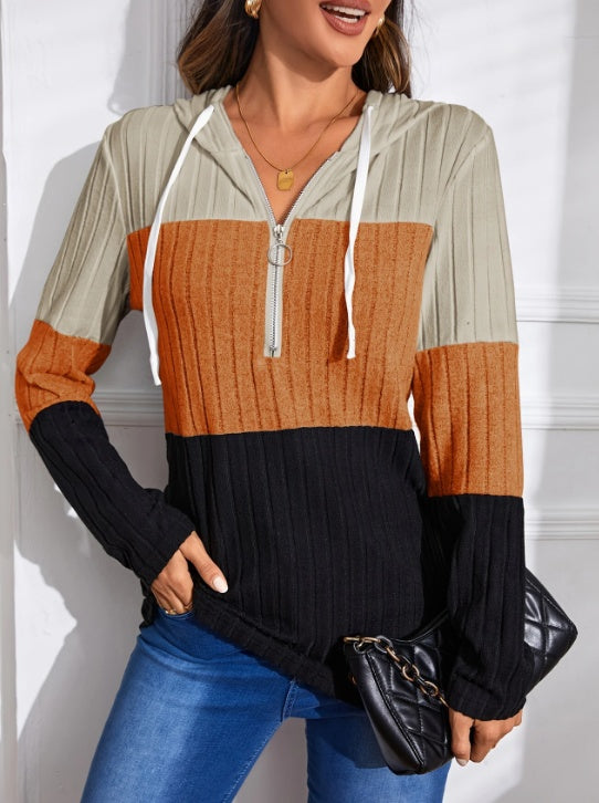ZestTone Colorblock Hoodie